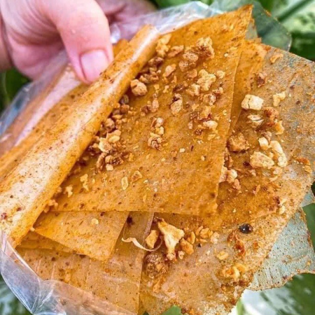 1 kg bánh tráng muối nhuyễn xì ke tỏi - đồ ăn vặt - ăn vặt siêu ngon