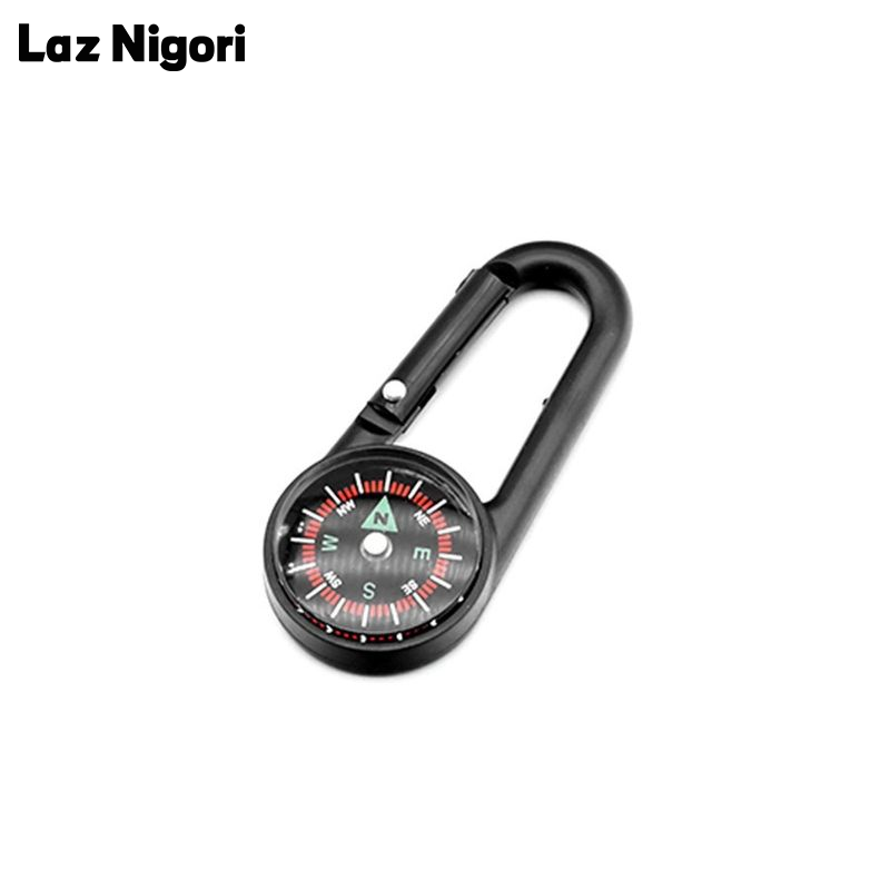 Laz Nigori Outdoor Multi-Functional Carabiner Compass with Liquid Floating Needle for Hiking and Camping ราคา 19 บาท*ส่งฟรี