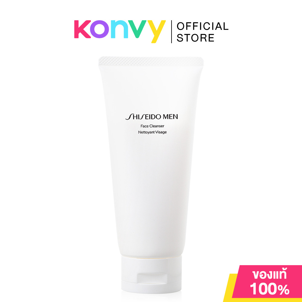 Shiseido MEN Face Cleanser ชิเซโด้ เคลนเซอร์ทำความสะอาดผิวหน้า สำหรับผู้ชาย ราคา 850 บาท*ส่งฟรี