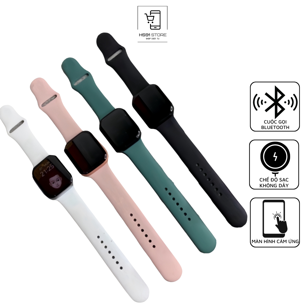 Đồng hồ thông minh T700S tràn viền khung thép cao cấp, Đồng hồ Smartwatch đầy đủ chức năng dành cho 