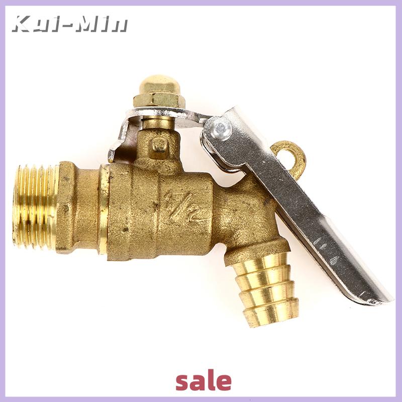 Kui-Min Hot Vòi nước ngoài trời bằng đồng cho vườn 1/2 inch vòi nước có thể khóa được cho nơi công cộng