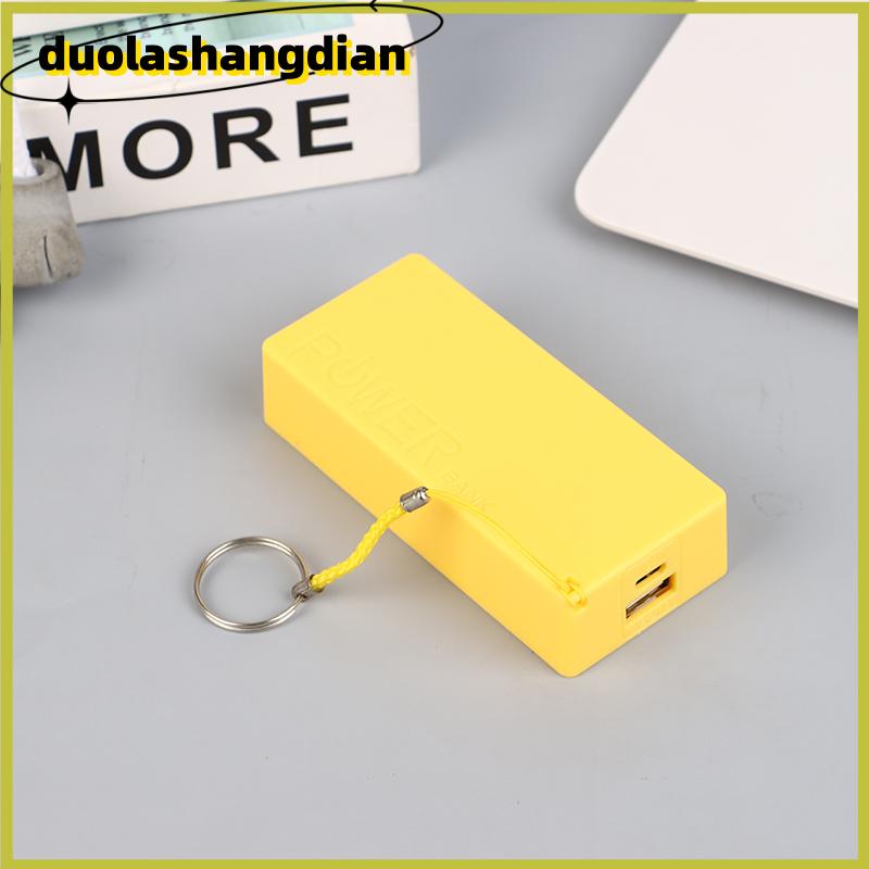 [Duola] Điện thoại di động ngân hàng sạc pin gói cho trường hợp tự làm hộp Protable đầy màu sắc stroage hộp - 8