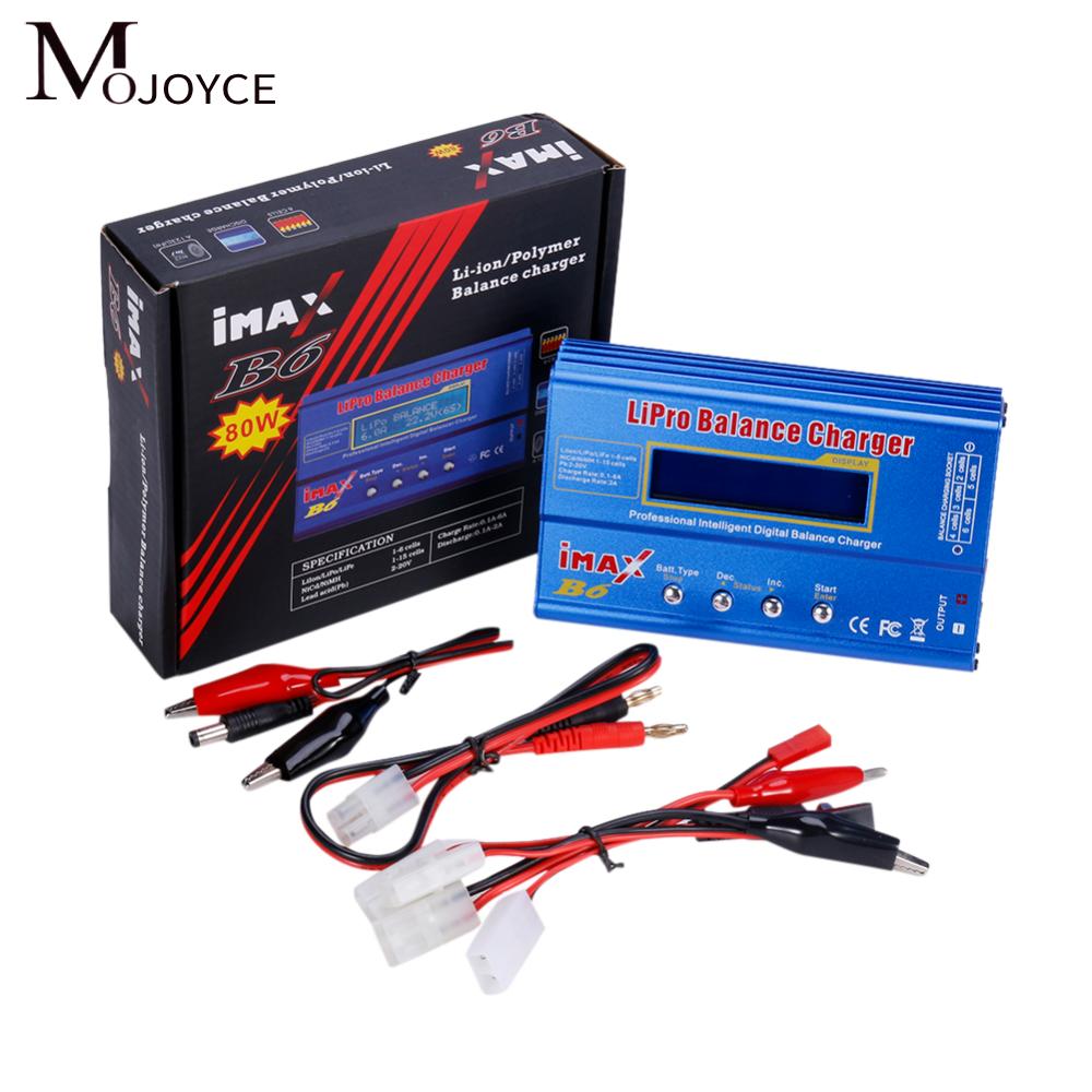 IMAX B6 Balance Charger Adapter AC/DC Digital Battery Pack Charger LCD Dispaly กำลังขับเคลื่อน 5W 18V 6A สำหรับ LIPO NIMH NICD Life PB แบตเตอรี่แบตเตอรี่ ราคา 599 บาท*ส่งฟรี