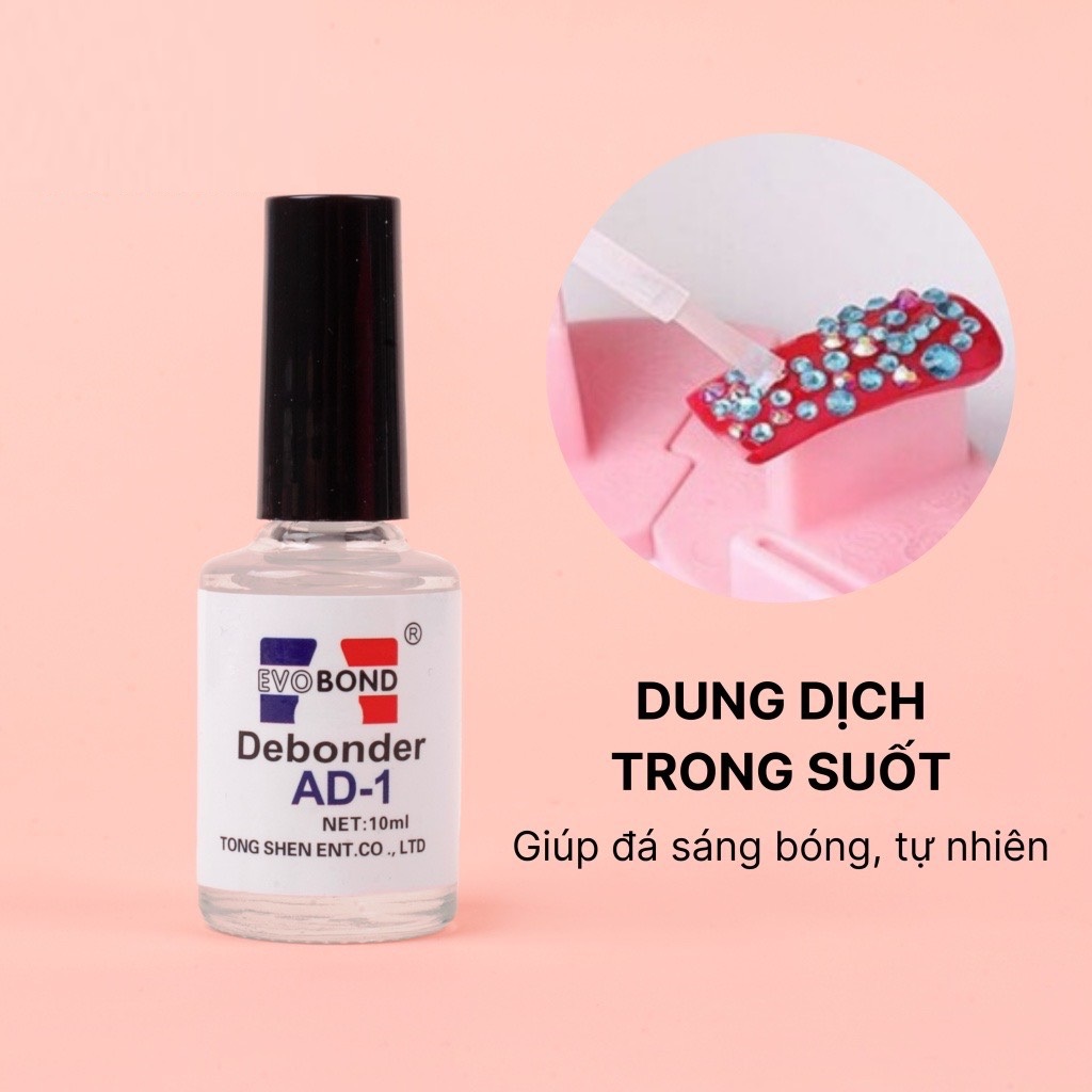 Nước sáng đá ad - sáng đá tháo móng nails