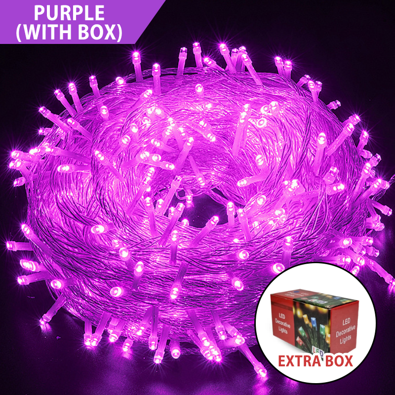 《 + 𝗫𝗧𝗥𝗔 𝗕𝗢𝗫 》 100 LED 10M Twinkle Starry Fairy String Lampu Lights Lamp CNY Tree Christmas Lampu Raya Lip Lap 春节装饰灯