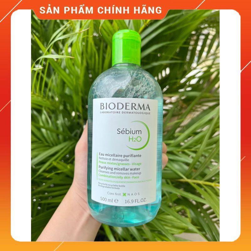 Nước tẩy trang Bioderma 500ml nhập Pháp