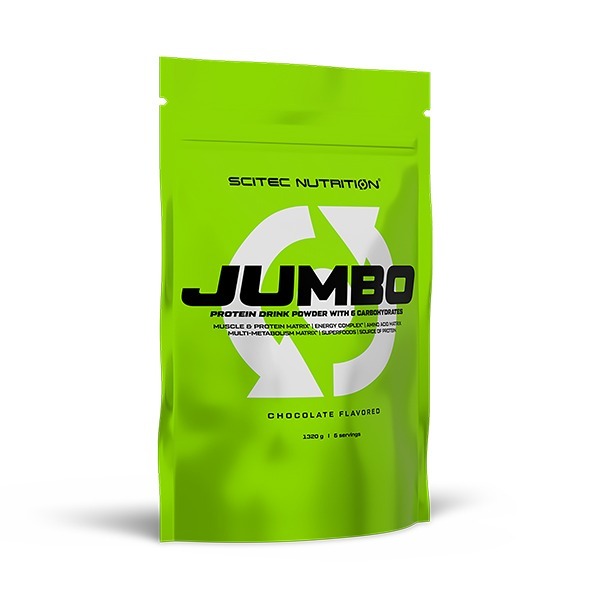 Whey Scitec Chocolate Jumbo (1320g) - Bổ sung năng lượng và hỗ trợ phát triển cơ bắp chứa hàm lượng cao protein kết hợp với carbohydrate phức hợp, giúp cung cấp đầy đủ dưỡng chất cho quá trình tăng cơ và tăng trọng lượng cơ thể.