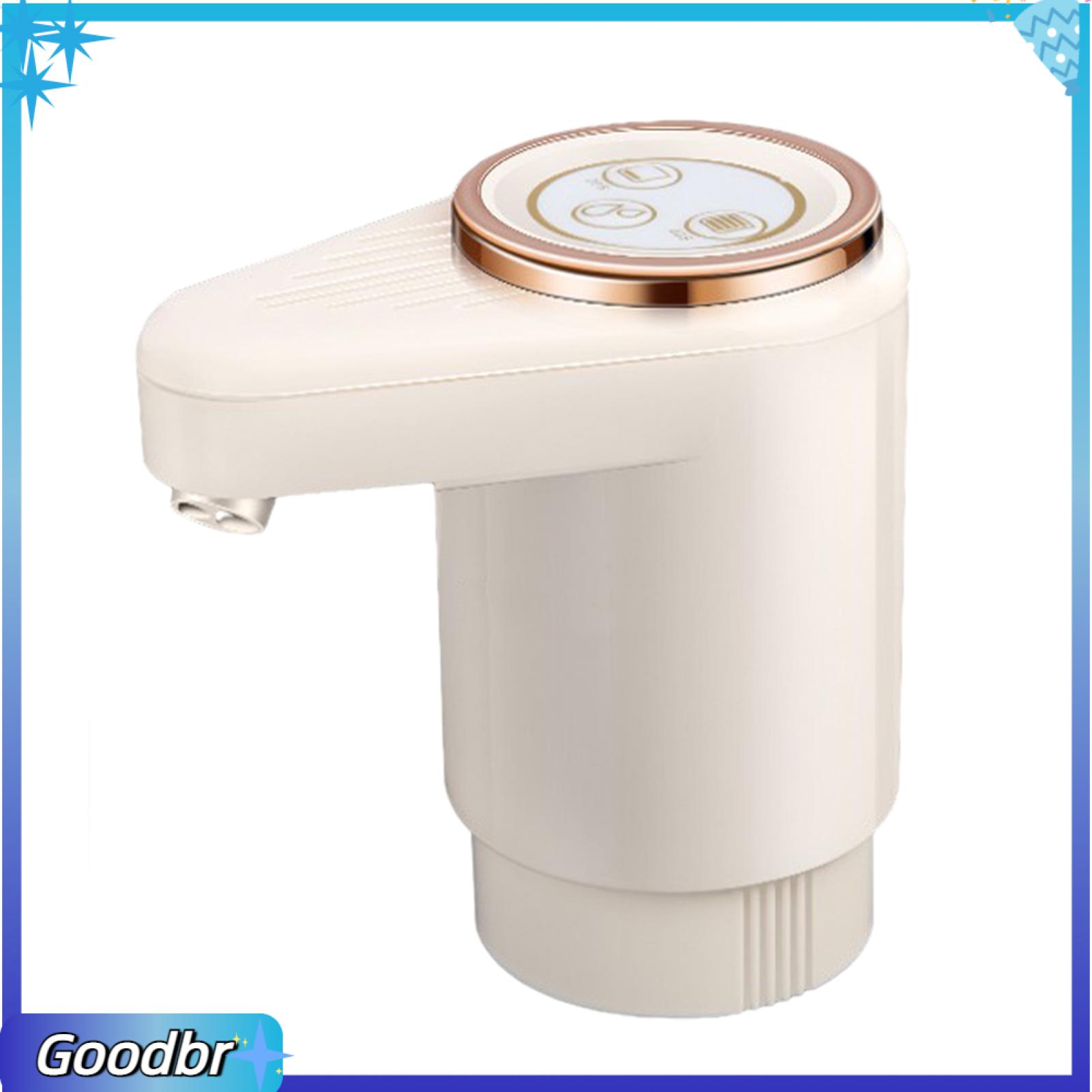 Goodbro có thể sạc qua USB chai nước bơm điện máy bơm nước cho cắm trại điện máy bơm chai nước cho 2-5 gallon chai-One-Touch Bình rót nước tự động di động có thể sạc lại lý tưởng cho nhà