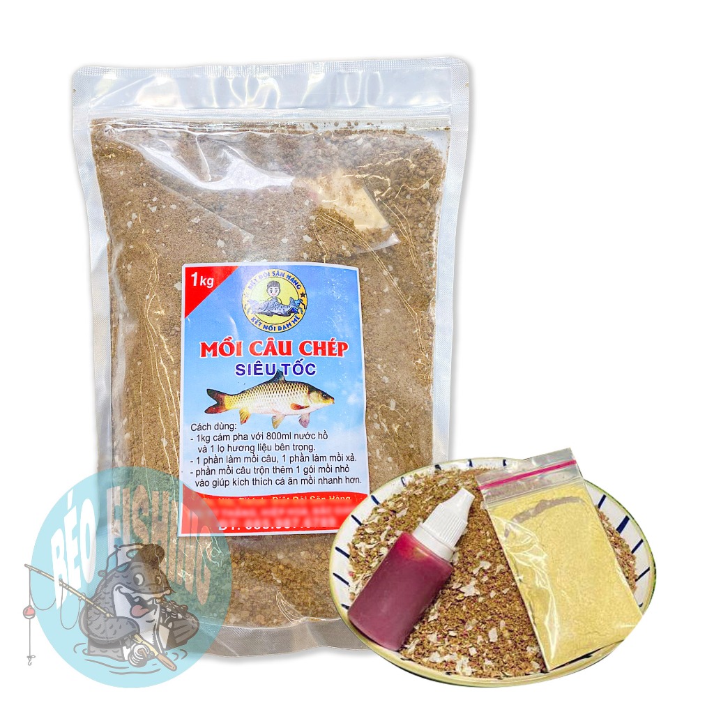 Mồi câu chép siêu tốc biệt đội săn hàng 1000g câu chép dịch vụ siêu nhạy