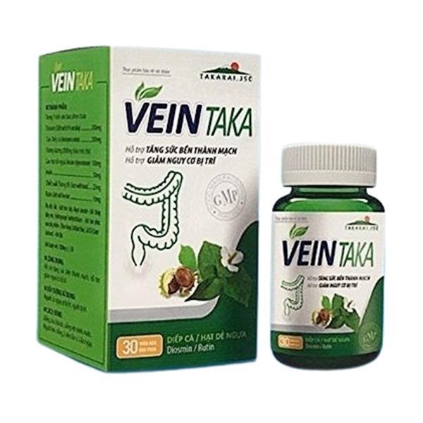 Viên Trĩ VeinTaka Takarai (30v/lọ) - Dược phẩm cho người bệnh trĩ