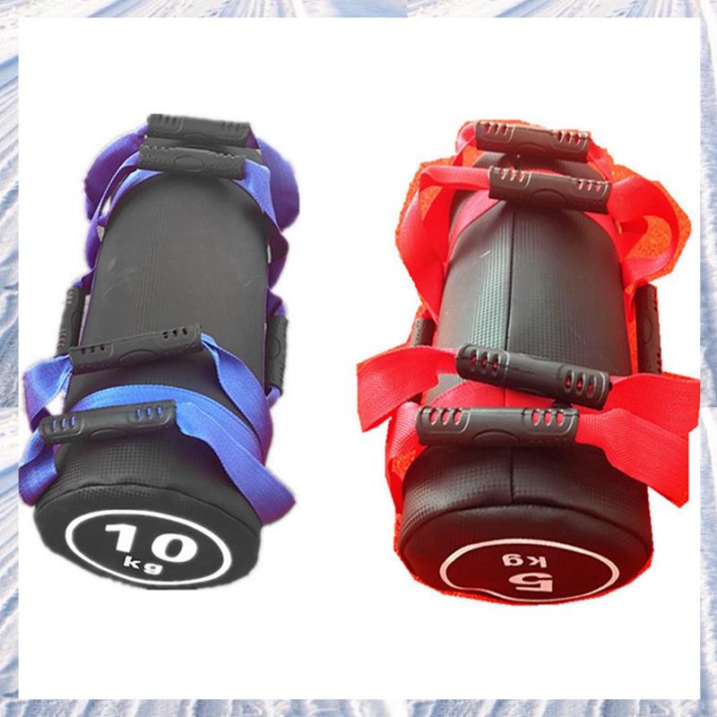 2 Pcs Weight Sandbag Boxing Fitness Workout Multi-Functional Training Sand Bag 10Kg & 5Kg