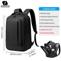 FENRUIEN mens backpack can be expanded in thickness and capacity. It is a 16-inch laptop backpack for business trips and travel