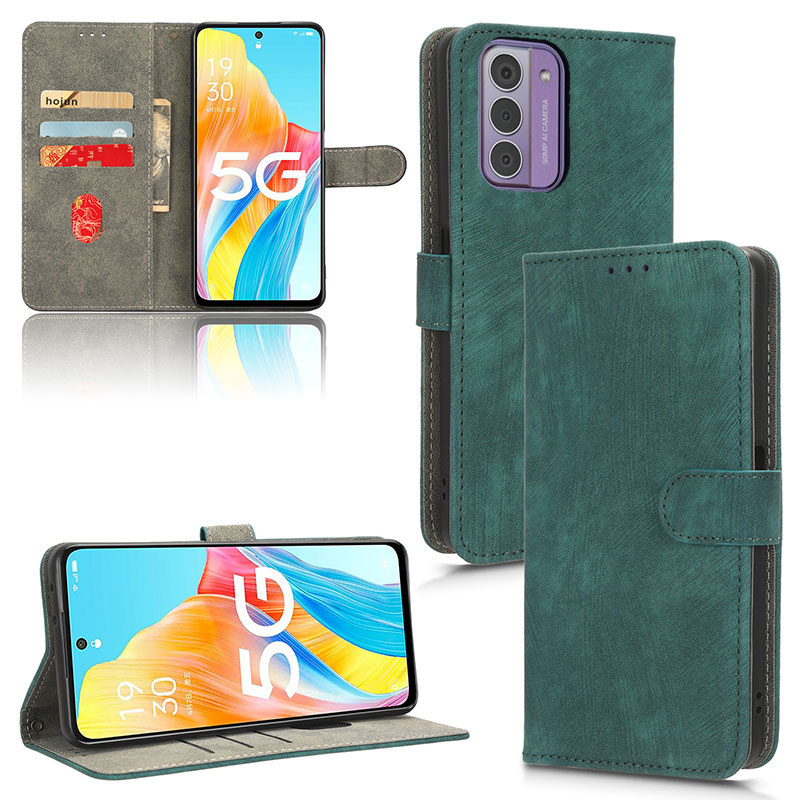 Just in Case Pelle Pu Book Cover Nero Nokia C32