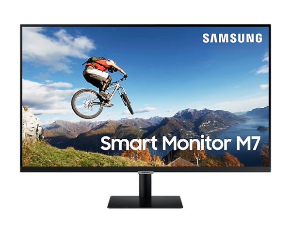 Samsung 32-inch Smart Monitor with Mobile Connectivity and UHD Resolution (LS32AM700UEXXS) Singapore