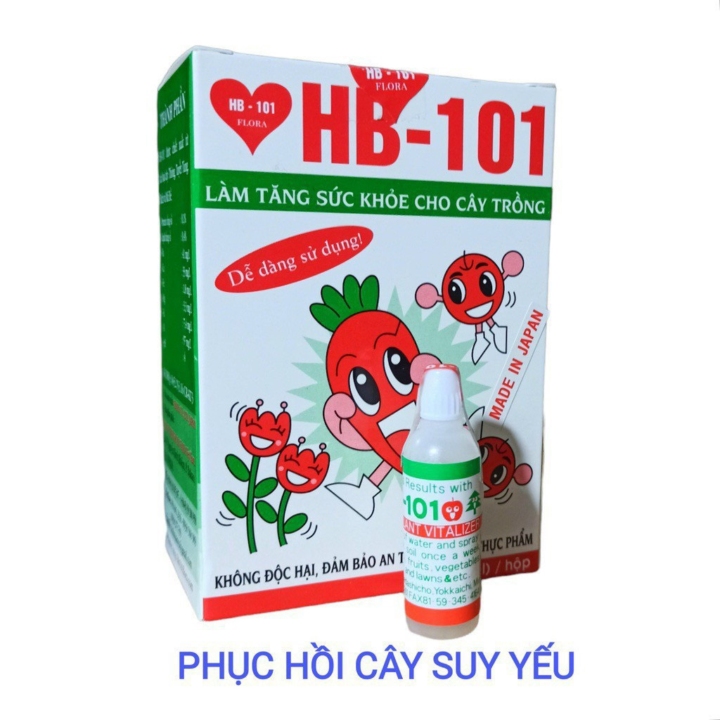 Hb101 Nhật Bản kích rễ phục hồi cây yếu cứu cây suy 6ml - hàng chính hãng không phải loại rẻ tiền