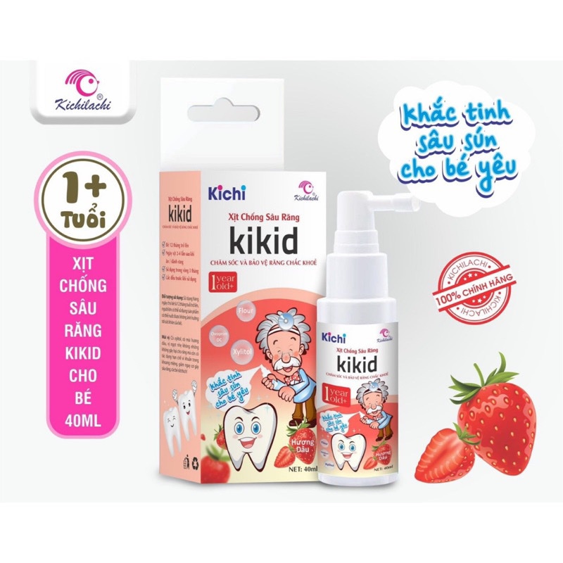 Xịt chống sâu răng KIKID KICHILACHI 40ml