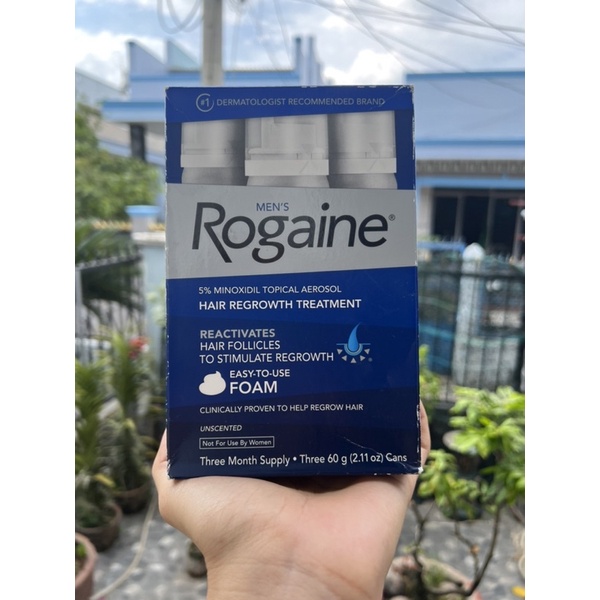 Set 3 chai Rogaine mọc tó c men's foam nguyên hộp 3 chai. Date 2025
