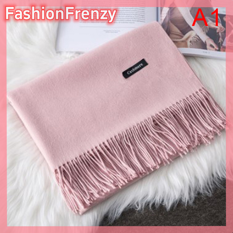 FashionFrenzyY Rắn khăn mỏng Pashmina khăn choàng và kết thúc tốt đẹp dài mềm stoles đầu chiếc khăn