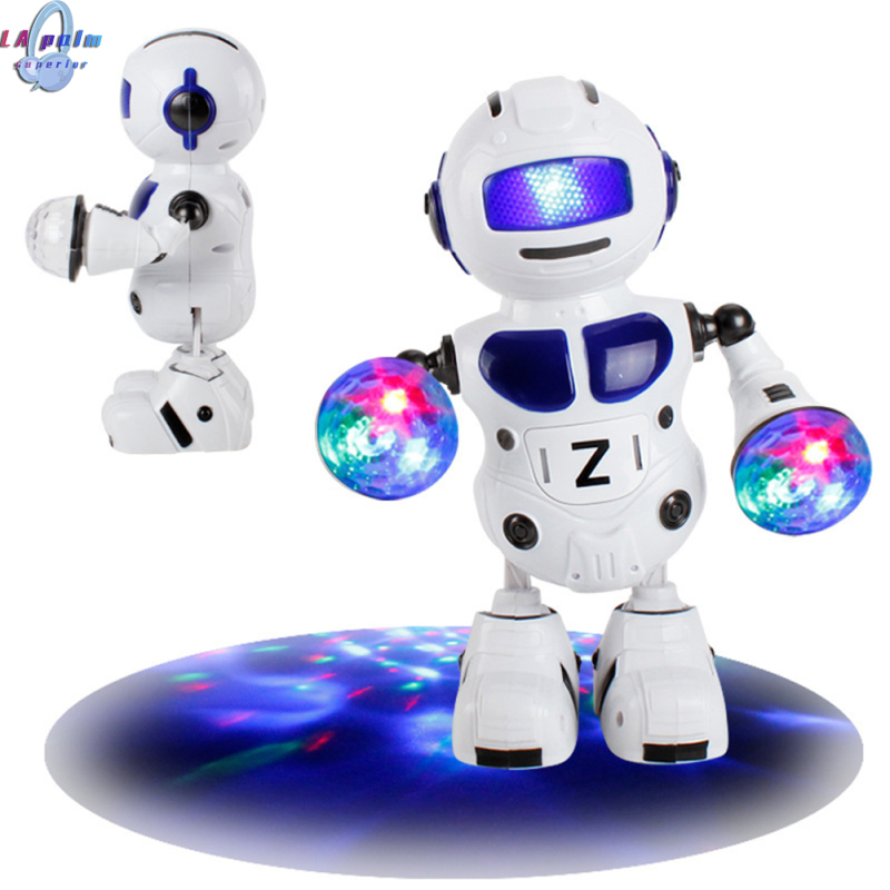 Kids Dance Robot Toys With Music Light Electronic Walking Dancing Smart
