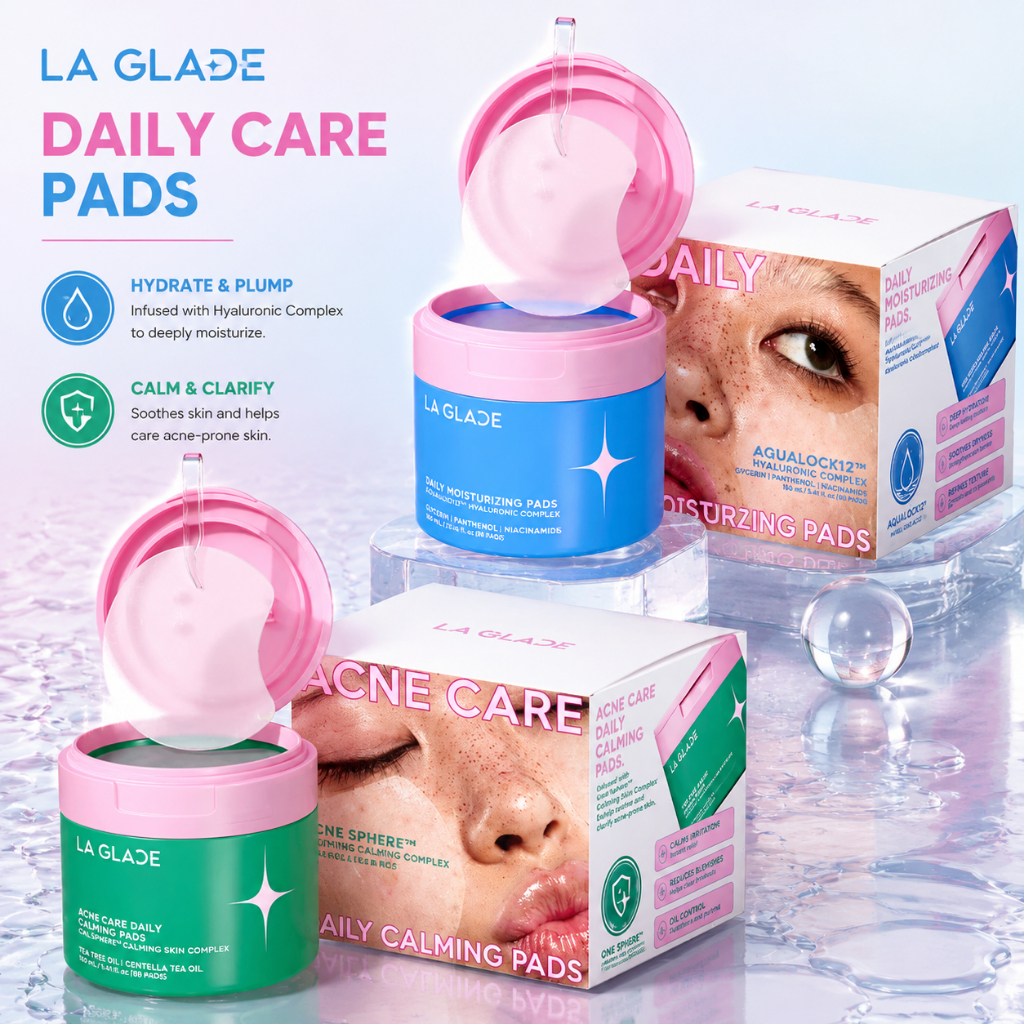 La Glace Toner Pads Acne & Moist 80P, La Glace Toner Pads for Acne & Moisturizing, Formula to Reduce Oiliness, Clear Skin, Suitable for Sensitive Skin. ราคา 279 บาท*ส่งฟรี