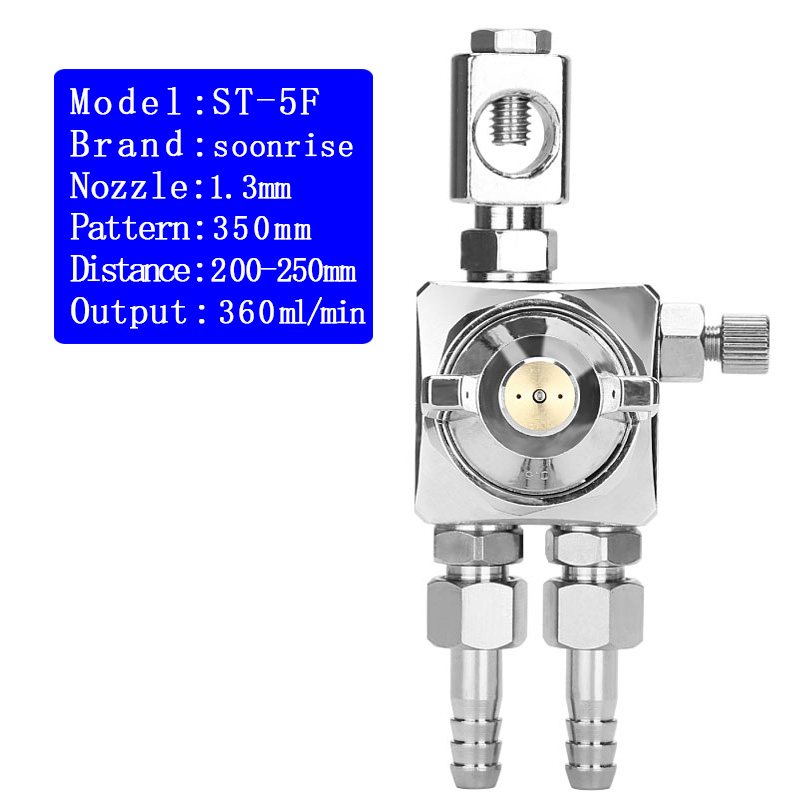 【New arrival】 Japan Mini Automatic Spray ST-5 For Die Casting Chocolate Rosin Spraying 0.5/1.0/1.3/2.0mm ST-5R Small Auto Paint Spray