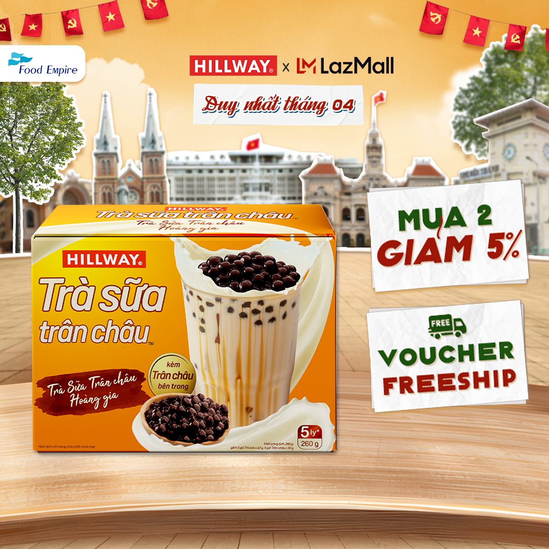 Trà Sữa Trân Châu Hoà Tan - Hillway - Vị Truyền Thống