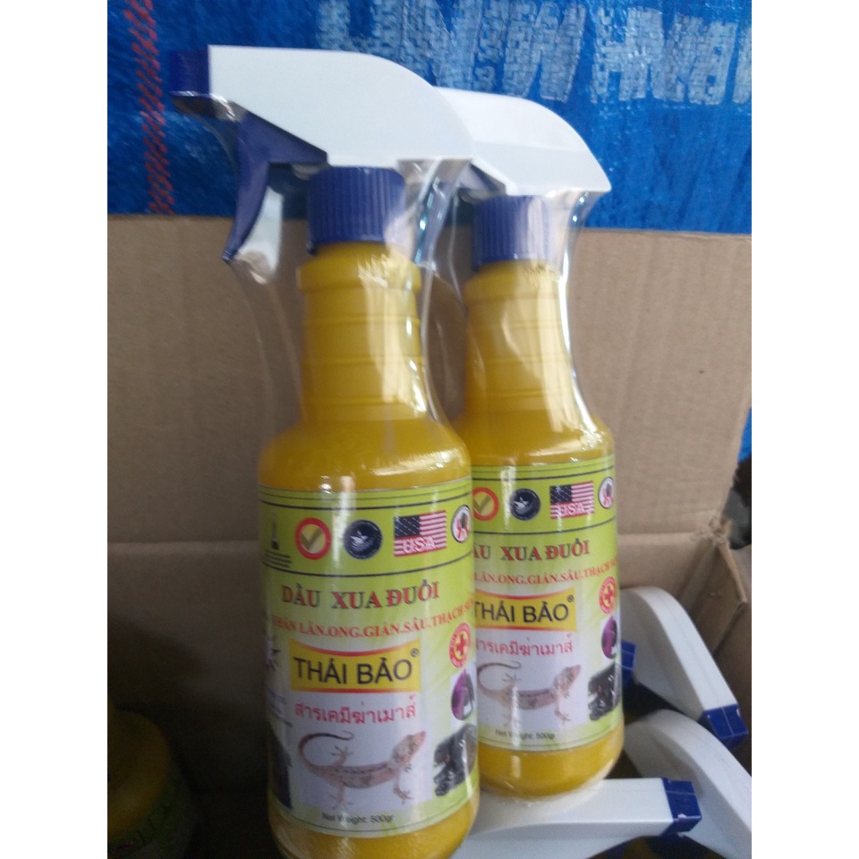  Xịt xua đuổi thằn lằn ong gián sâu thạch sùng THÁI BẢO 500gr 