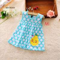 SHZTGM Newborn Baby Cotton Dress Regular Sleeveless A-Line Girl Dresses 0-24 Months