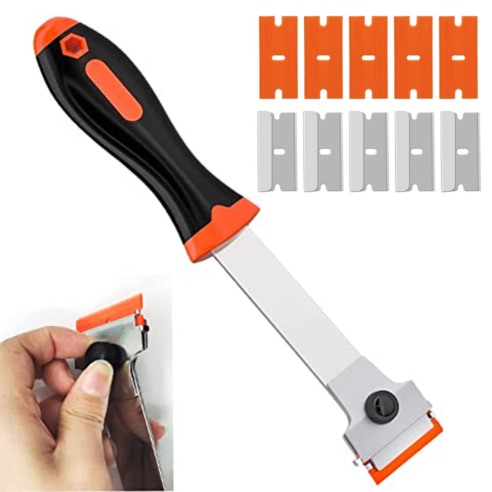 Hometool không xước scraper lưỡi dao cạo Bộ dụng cụ 11 miếng cho các bề mặt khác nhau