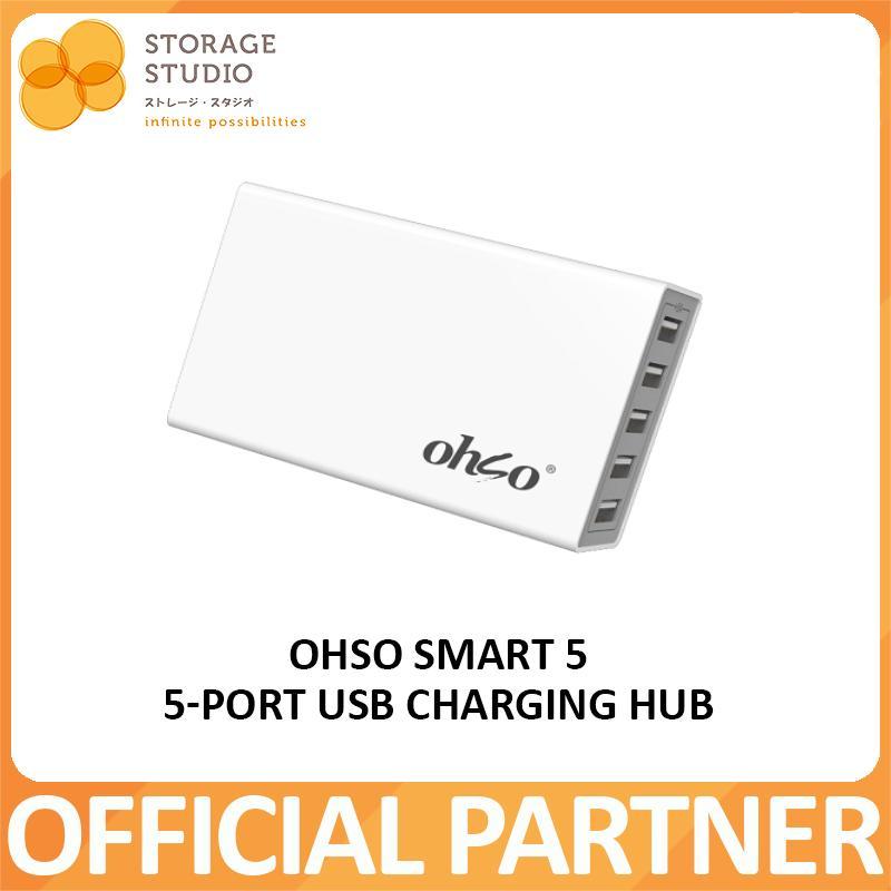 OHSO Smart 5. 5-Port USB Charging Hub for Phones, Tablets, and More. No Warranty.