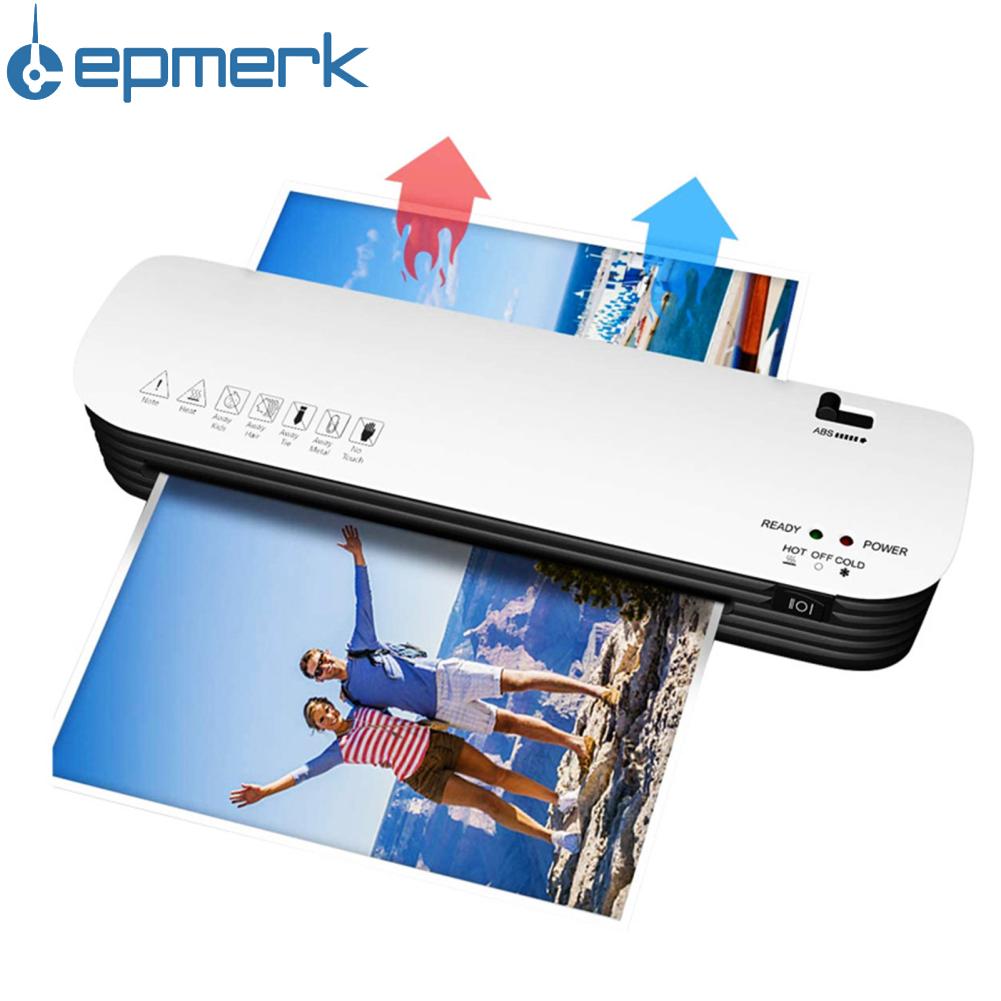 Lepmerk Máy ép nhiệt tốt niêm phong A4 ảnh Laminator hiệu quả cao nhanh preheating lạnh và nóng Chế độ 280 mm/phút với 50 cái phim Đối với trang chủ trường học văn phòng