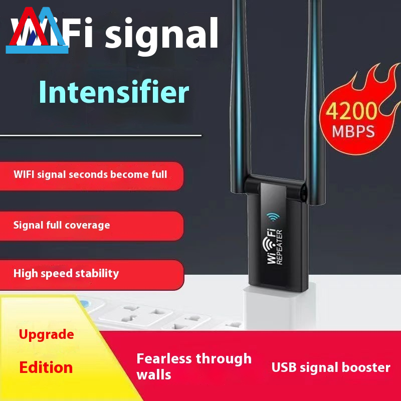 Miaxia niềm vui 4200Mbps tốc độ cao Bộ khuếch đại tín hiệu wifi khuếch đại Bộ kích sóng không dây