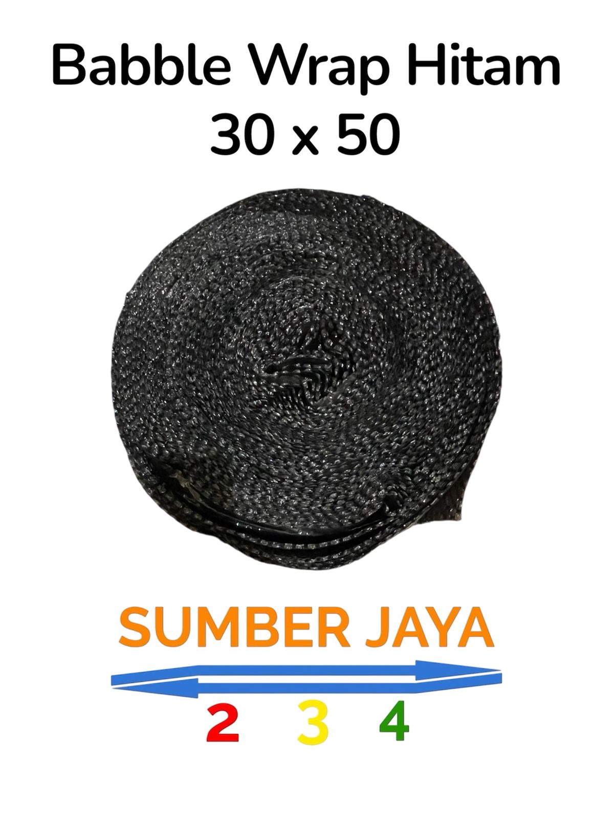 Bubble Wrap Roll 30 x 50m HITAM / Plastik Bubble Packing Hitam TERMURAH