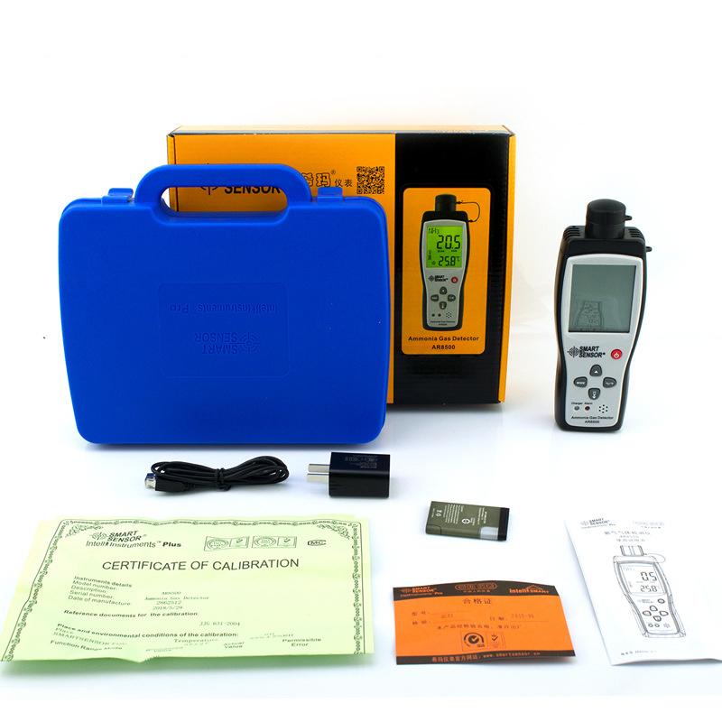 HOLDPEAK Ammonia Gas Meter Detector, NH3 Gas Monitor Sensor with Range  0-100 ppm & 0.1ppm Resolution, Portable Air Quality Detector Meter for  Farm