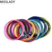 MISSLADY Colorful Rainbow Badminton Strings - 0.73mm Assorted Colors