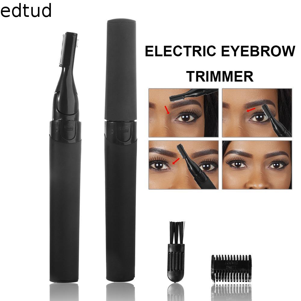 EDTUD Chống trầy xước Di động Nhỏ Định hình lông mày Máy cạo lông Phụ nữ Vẻ Đẹp Máy cạo lông Dành cho cổ môi cơ thể cánh tay chân Hoạt động bằng Pin Tẩy lông Máy cạo lông mini Dao cạo Máy tỉa lông mày chạy điện