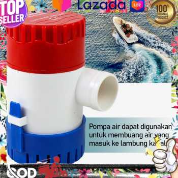 TERBAIK DALAM KELASNYA POMPA - Pompa Air Celup 1100GPH DC 12V Tekanan Tinggi Submersible Under Water Pump Tenaga Aki Accu atau Adaptor