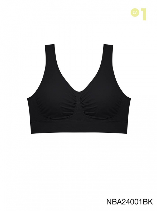 [Online Exclusive] Sabina Habpy lady Level 1 Wireless Bra Style No. NBA24001BK - Black ราคา 249 บาท*ส่งฟรี