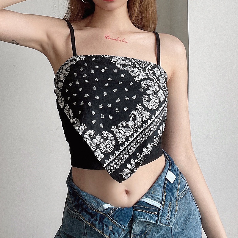 SG Seller)Women Summer Modal Spaghetti Solid Built In Bra Tank Top