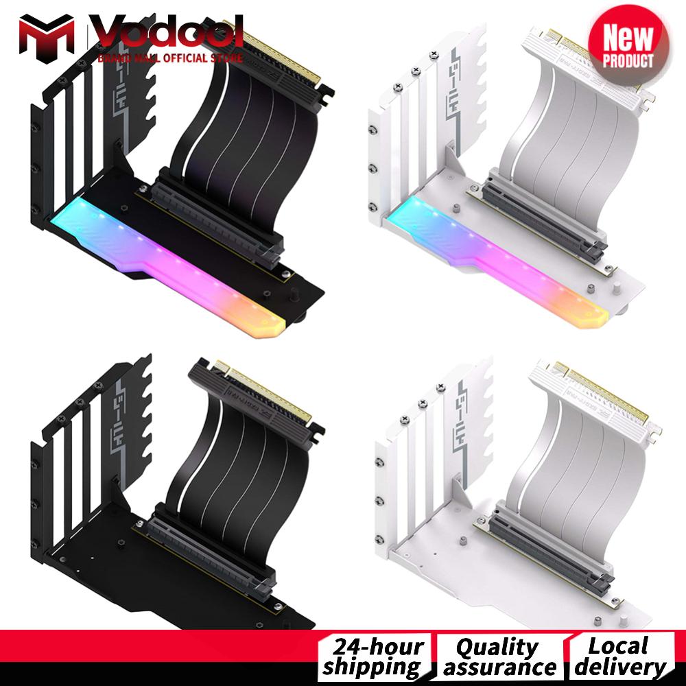 Vertical Graphics Card Holder Kit with 15cm PCI-E 4.0 X16 Riser Cable GPU Mount Graphic Card Bracket 90 Degree Right Angle ราคา 2,540 บาท*ส่งฟรี