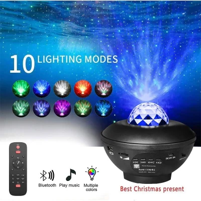 Colorful Starry Sky Galaxy Projector Nightlight Child USB Music Player Star Night Light Romantic Projection Lamp Gifts
