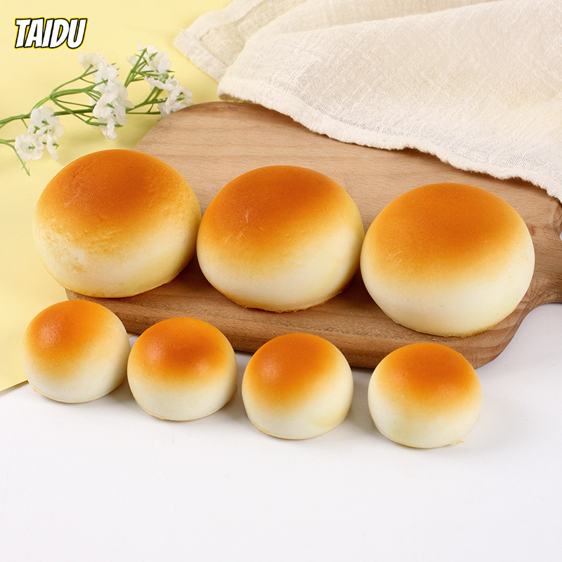 TAIDU PU Soft Squishy Realistic Bread Toy Stress Relief Doughnut Shape Mini Food Model ราคา 20 บาท*ส่งฟรี