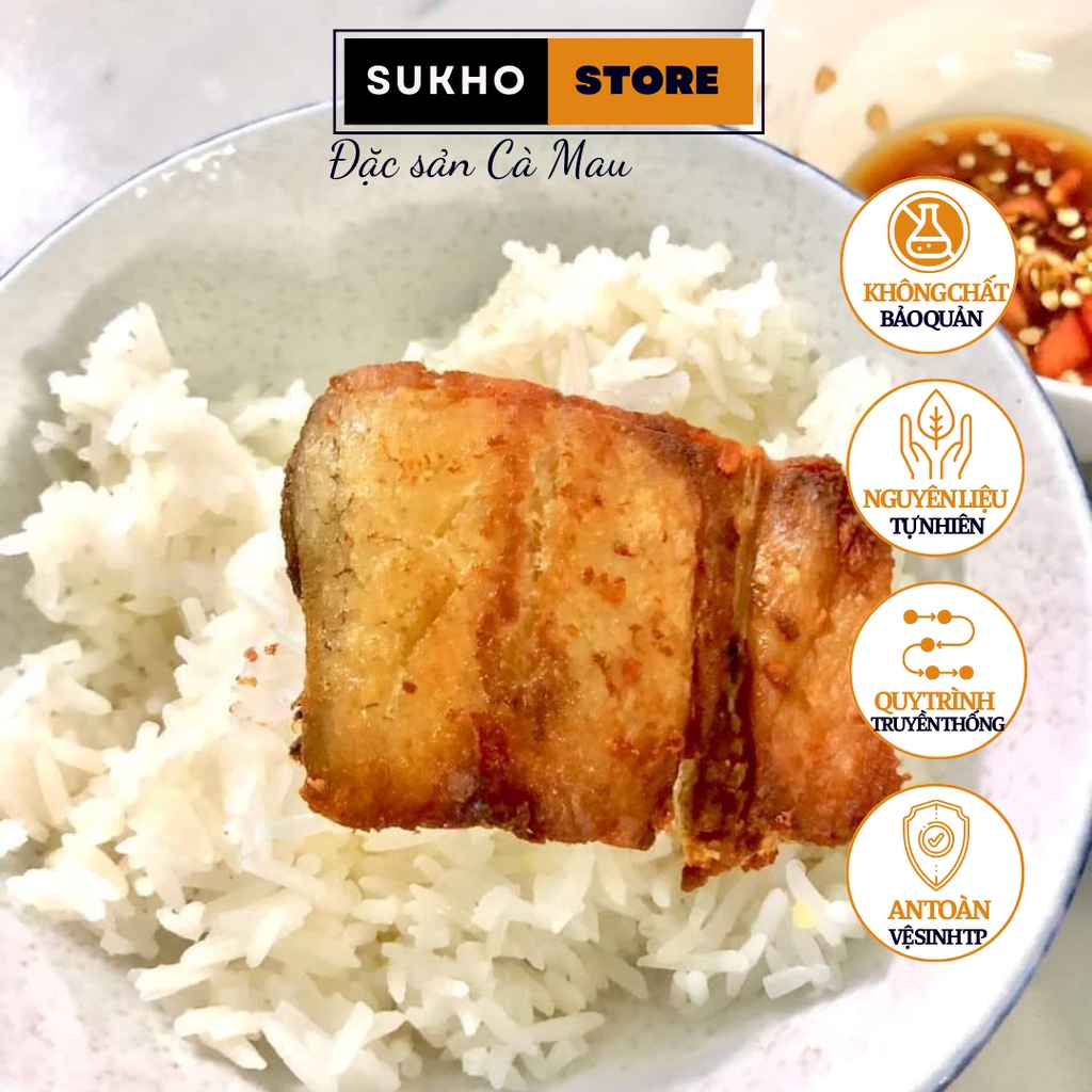 Khô cá nhồng, nhà làm không tẩm vị thơm ngon vị vừa ăn con to dày mình thịt dai túi hút chân không 1kg Sukho Store