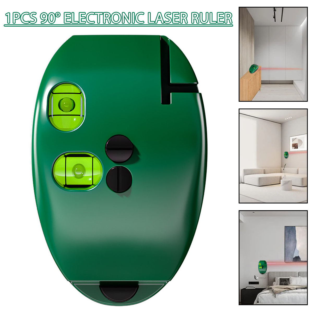 Dương Mini góc phải hồng ngoại mức độ duỗi thẳng nhỏ gọn dòng 90 ° Laser điện tử Cai Trị