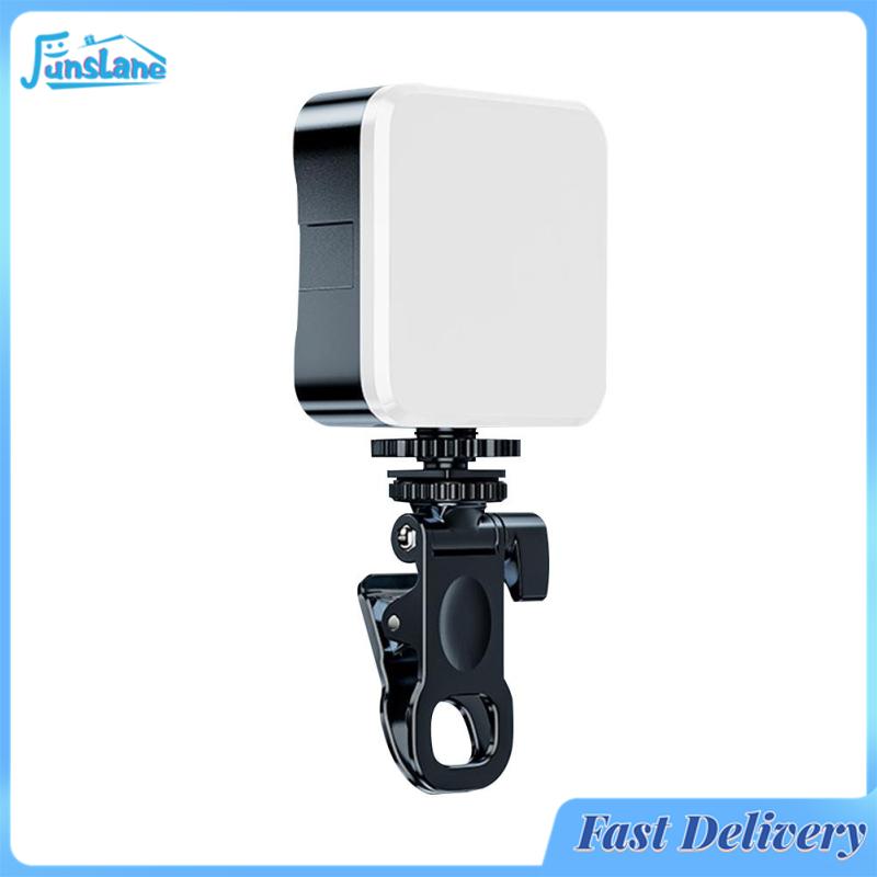 FunsLane Selfie Light Selfie Video Conference Light Portable LED Light Compatible For Cell Phone IPad Laptop Camera