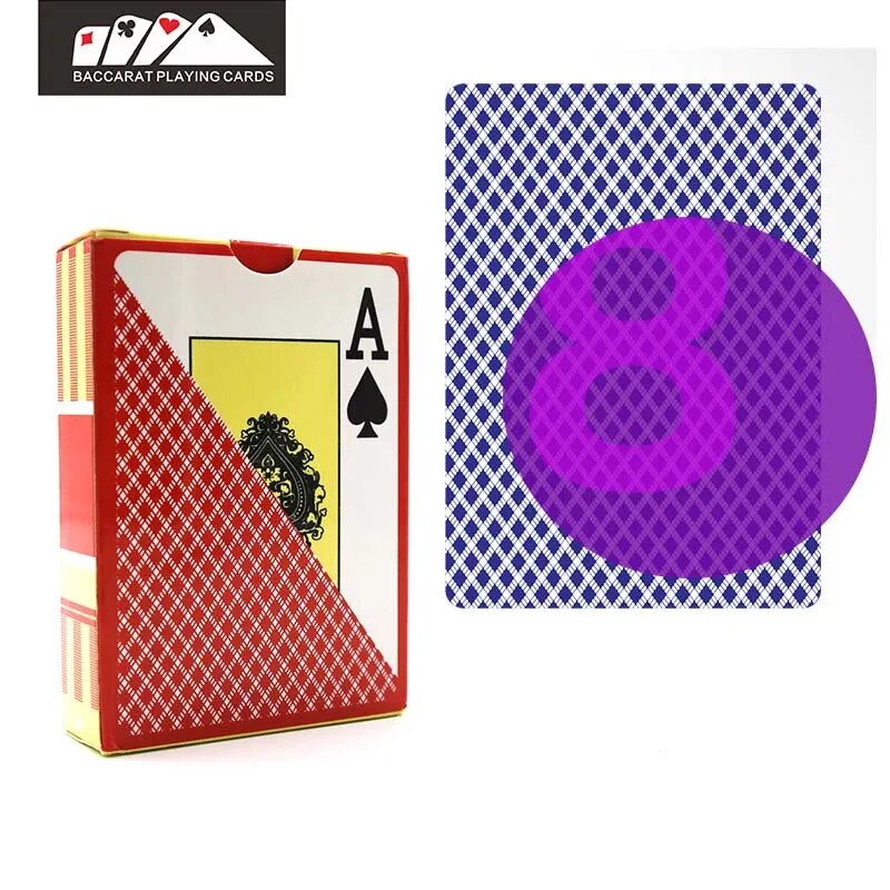 Texas Hold'em Marked S For Infrared UV  Deck Magic Tricks Board Game Anti Cheating