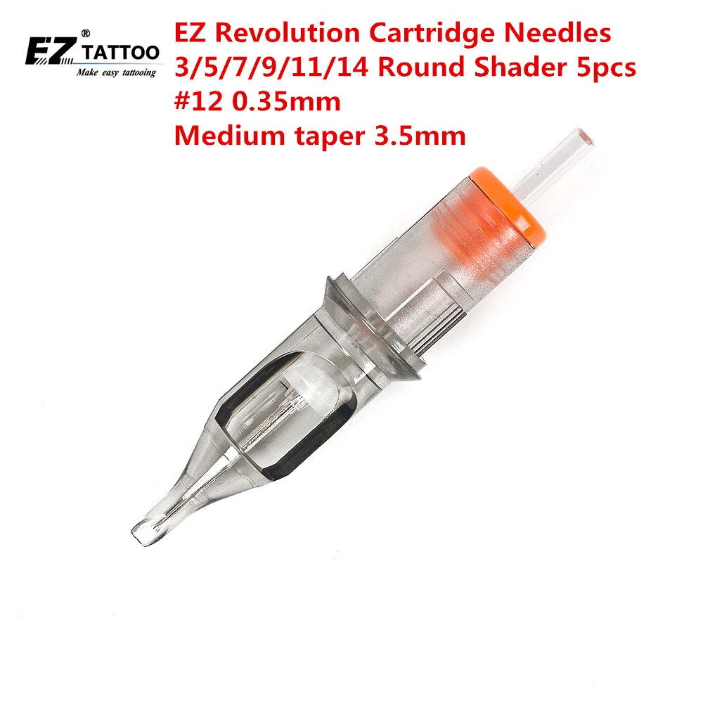 10pcs Assorted Sterilized Round Line 1RL Tattoo Needles Stick and