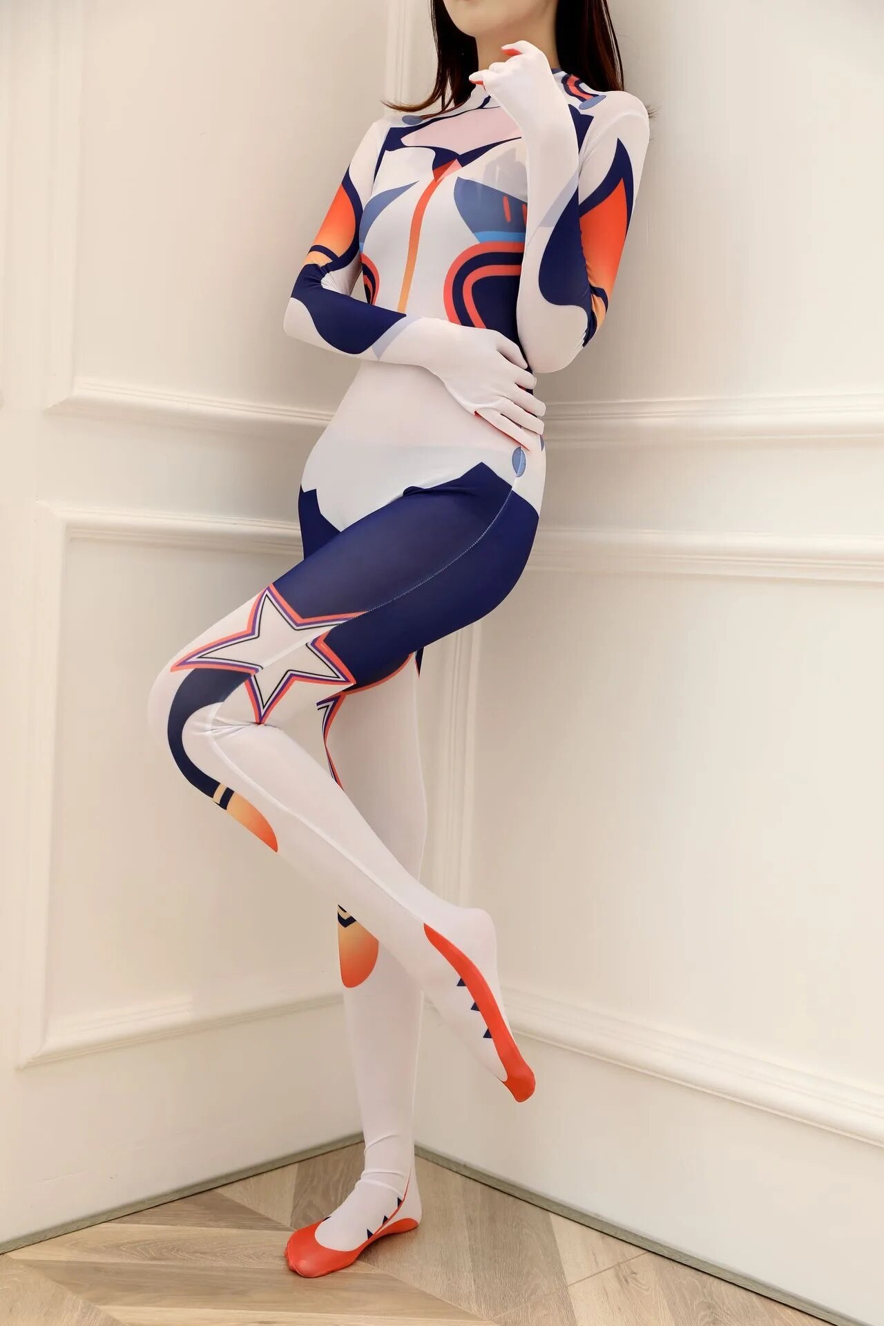 Halloween Người Phụ Nữ Asuka Trang Phục Cosplay zentai Fullbody Anime 3.0 Asuka langley Soryu Áo Liề