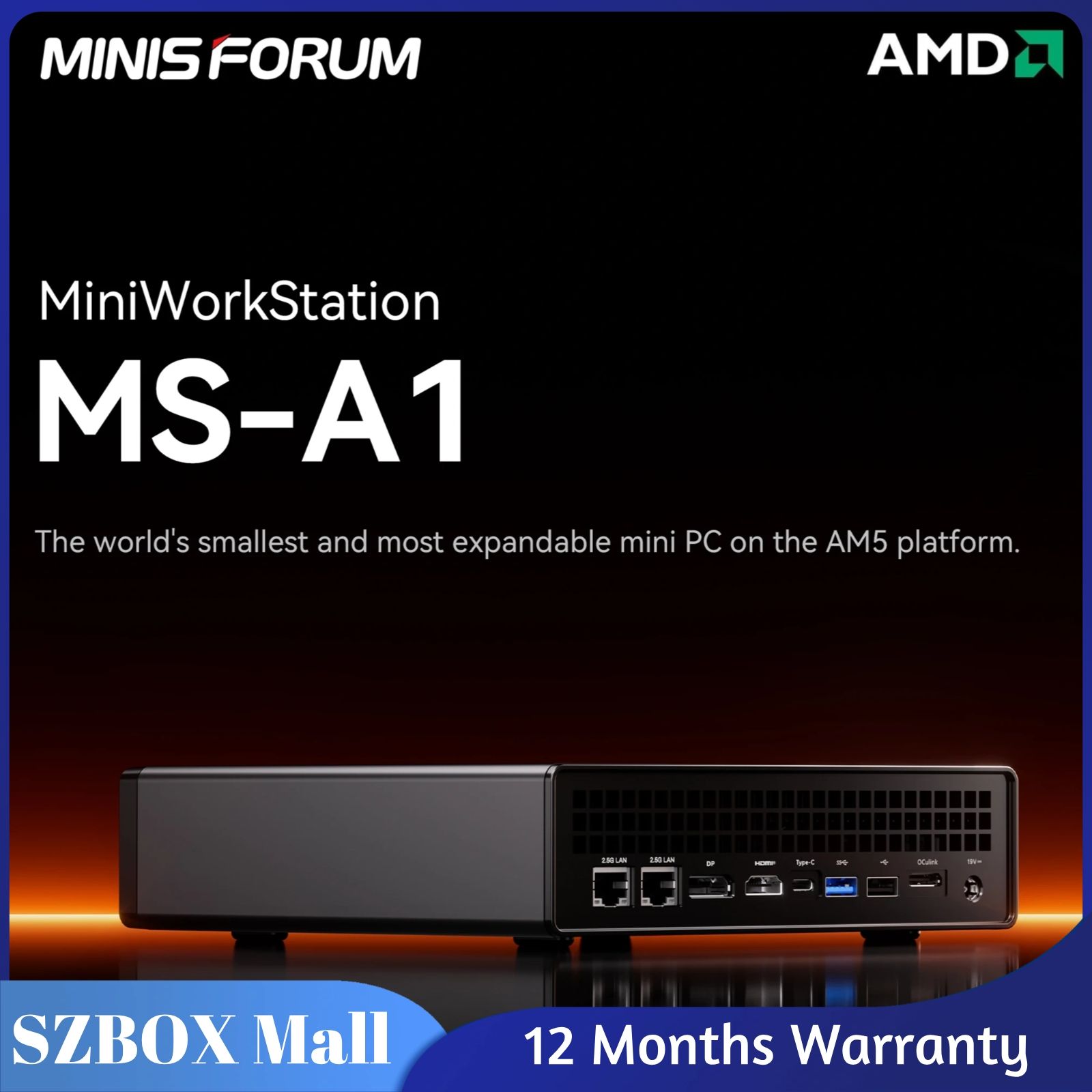 Minisforum Um870 Slim Mini Pc Amd Ryzen 9 7940Hs Triple Display