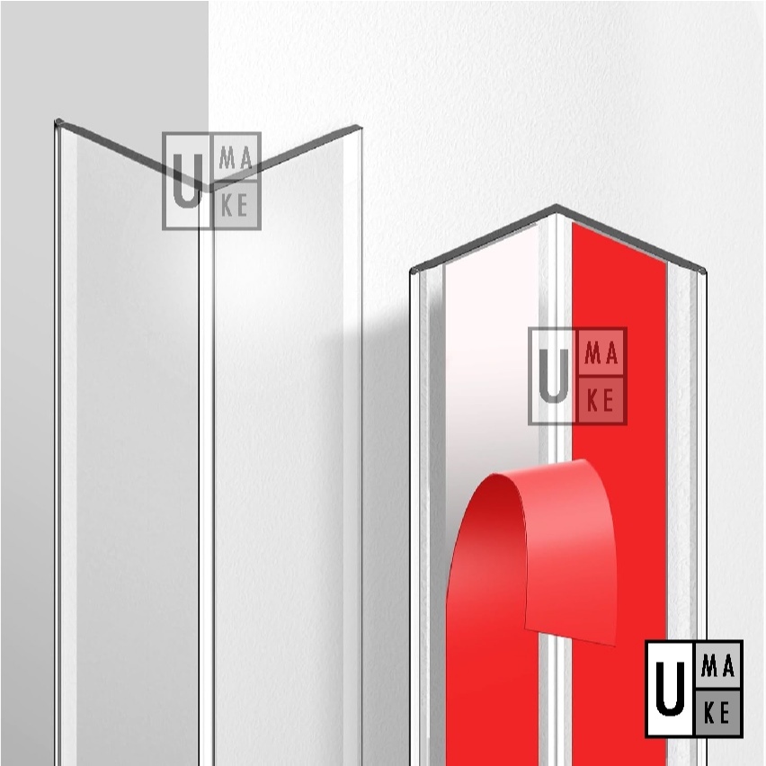 Acrylic Wall Corner Protection Wall Corner Protector Bar Wall Corner Anti-collision Strip